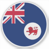 Tasmanië Australië Vlag Sticker (Voorkant)