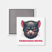 Tasmanië Devil Australia Magneet (Voorkant / Achterkant)