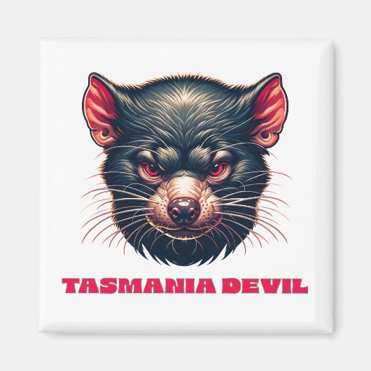 Tasmanië Devil Australia Magneet (Voorkant)