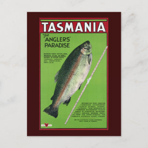 Tasmanie ~ Het paradijs van Angler Briefkaart