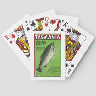 Tasmanie ~ Het paradijs van Angler Pokerkaarten