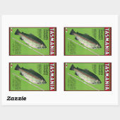Tasmanie ~ Het paradijs van Angler Rechthoekige Sticker (Vel)