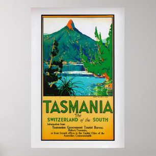 Tasmanië, het Zwitserland van het Zuiden door Harr Poster