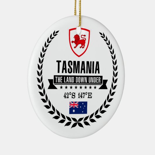 Tasmanie Keramisch Ornament (Rechts)