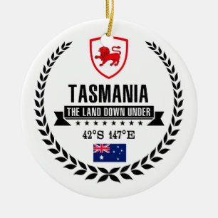 Tasmanie Keramisch Ornament