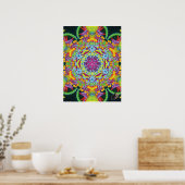 Tasmanië Kinestische Collage Kaleidoscoop Poster (Keuken)