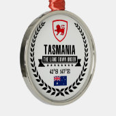 Tasmanie Metalen Ornament (Rechts)