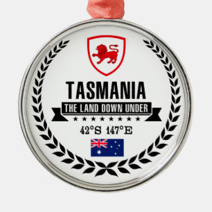 Tasmanie Metalen Ornament