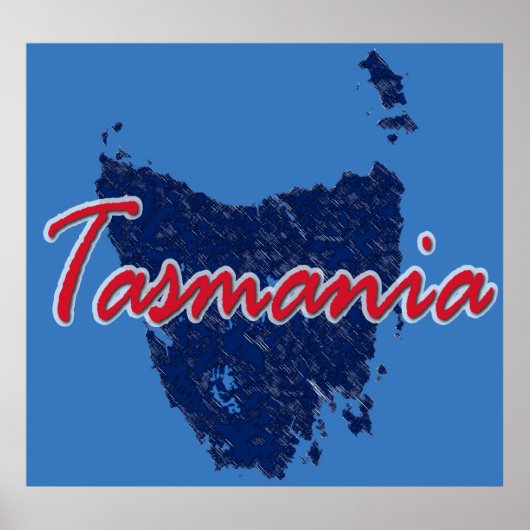 Tasmanie Poster (Voorkant)