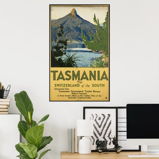 Tasmanie Poster (Thuiskantoor)