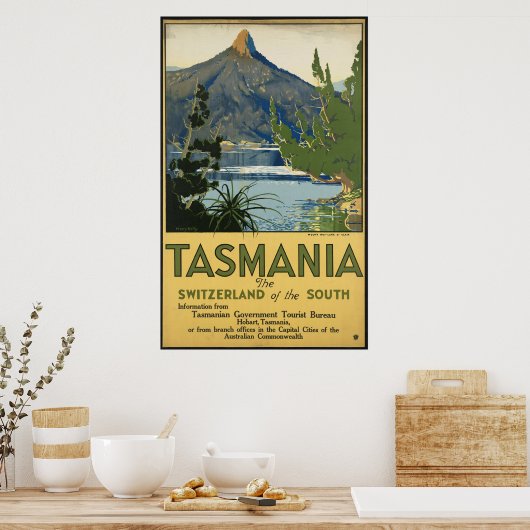 Tasmanie Poster (Keuken)