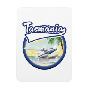 Tasmanië reizen logo magneet