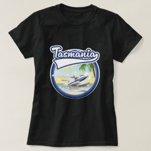 Tasmanië reizen logo t-shirt