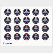 Tasmanie Ronde Sticker (Vel)