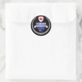 Tasmanie Ronde Sticker (Tas)