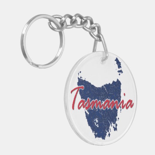 Tasmanie Sleutelhanger (Voorkant Links)