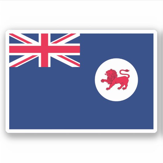 Tasmanie Sticker (Voorkant)