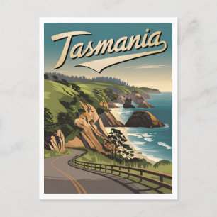 Tasmanië-Vintage Briefkaart