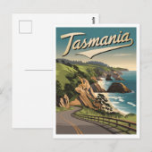 Tasmanië-Vintage Briefkaart (Voorkant / Achterkant)