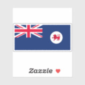 Tasmanië vlag, Gemenebest van Australië Sticker (Vel)