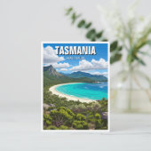 Tasmanië Wineglass Bay Australië Reizen Briefkaart (Staand voorkant)