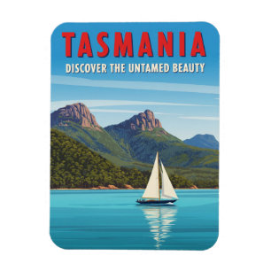 Tasmanië Zeilboot Australië Reizen Magneet