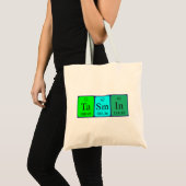 Tasmin periodieke lijstnaam canvas tas (Voorkant (product))