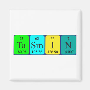 Tasmin periodieke lijstnaam magnet
