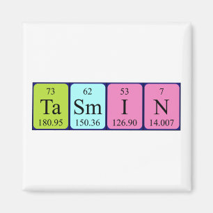 Tasmin periodieke lijstnaam magnet