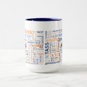 TASS Sailing Words Coffee Mug Mok (Midden)
