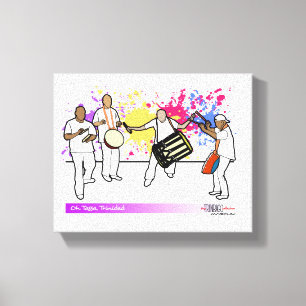 Tassa Band, Trinidad & Tobago Canvas Afdruk