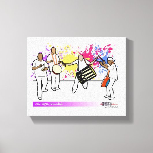 Tassa Band, Trinidad & Tobago Canvas Afdruk (Voorkant)