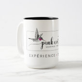 Tasse 15 oz Pink Colibri Tweekleurige Koffiemok (Voorkant links)