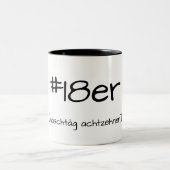 Tasse #18er tweekleurige koffiemok (Center)