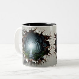 Tasse 2 3D-kleuren Halloween Tweekleurige Koffiemok