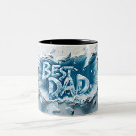 Tasse 2 Best dad-kleuren Tweekleurige Koffiemok