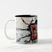 Tasse 2 Best dad-kleuren Tweekleurige Koffiemok (Links)