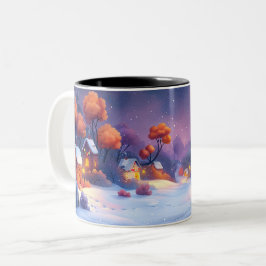 Tasse 2 Christmas-kleuren Tweekleurige Koffiemok