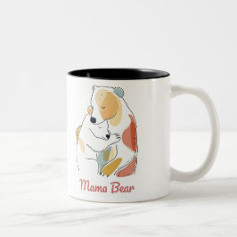 Tasse 2 Couleurs Mama Bear Mothers Day Tweekleurige Koffiemok