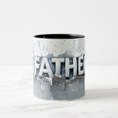 Tasse 2 Father-kleuren Tweekleurige Koffiemok (Center)