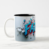 Tasse 2 Father-kleuren Tweekleurige Koffiemok (Links)