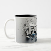 Tasse 2 Father-kleuren Tweekleurige Koffiemok (Links)