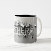 Tasse 2 Father-kleuren Tweekleurige Koffiemok (Voorkant rechts)