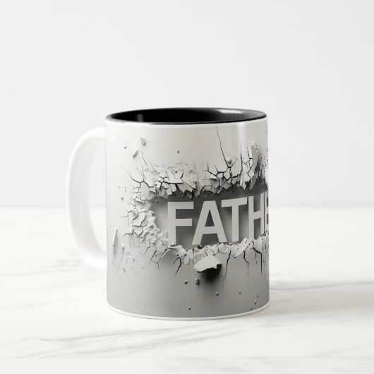 Tasse 2 Father-kleuren Tweekleurige Koffiemok (Voorkant links)