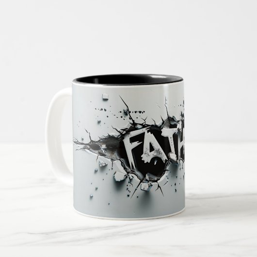 Tasse 2 Father-kleuren Tweekleurige Koffiemok (Voorkant links)
