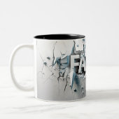 Tasse 2 Father-kleuren Tweekleurige Koffiemok (Links)
