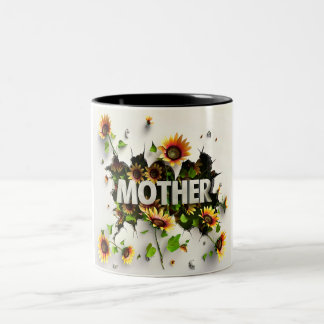 Tasse 2 Gift for Mom for Mother's Day or Tweekleurige Koffiemok