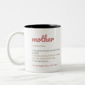 Tasse 2 Happy Mother's Day-kleuren Tweekleurige Koffiemok (Links)