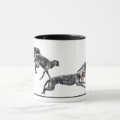 Tasse 2 Kleur scottish deerhounds Mok (Midden)