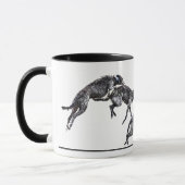 Tasse 2 Kleur scottish deerhounds Mok (Links)
